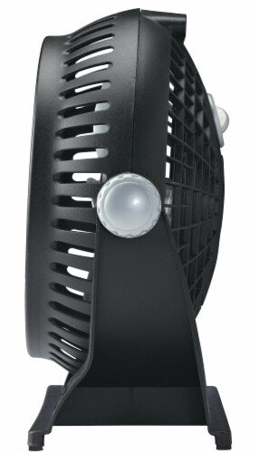 Lasko 507 Breeze Machine 10" Pivoting Floor & Table Fan — 2 Speeds, 360° Pivot, 30W, Black