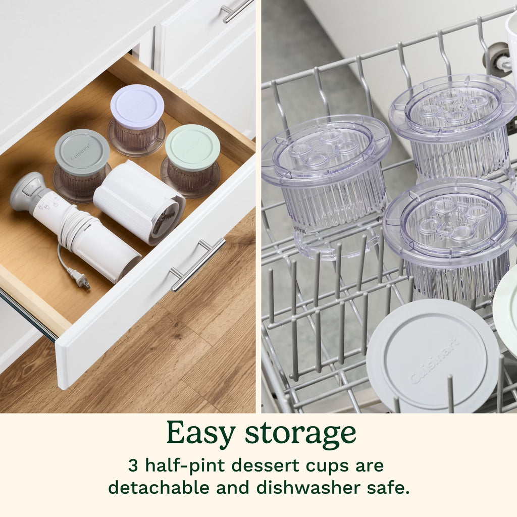 Cuisinart FastFreeze 5-in-1 Frozen Dessert Maker ICE-FD10 — Ice Cream Ready in 3 Min, 3 Cups