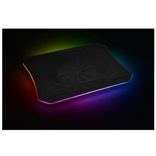 Thermaltake Massive 20 RGB Laptop Cooling Pad — 200mm Fan, 256-Color RGB, Fits 10"–19" Notebooks