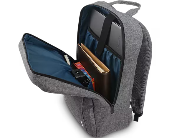 Lenovo B210 15.6" Laptop Backpack — Water-Repellent, Gray, Padded Protection