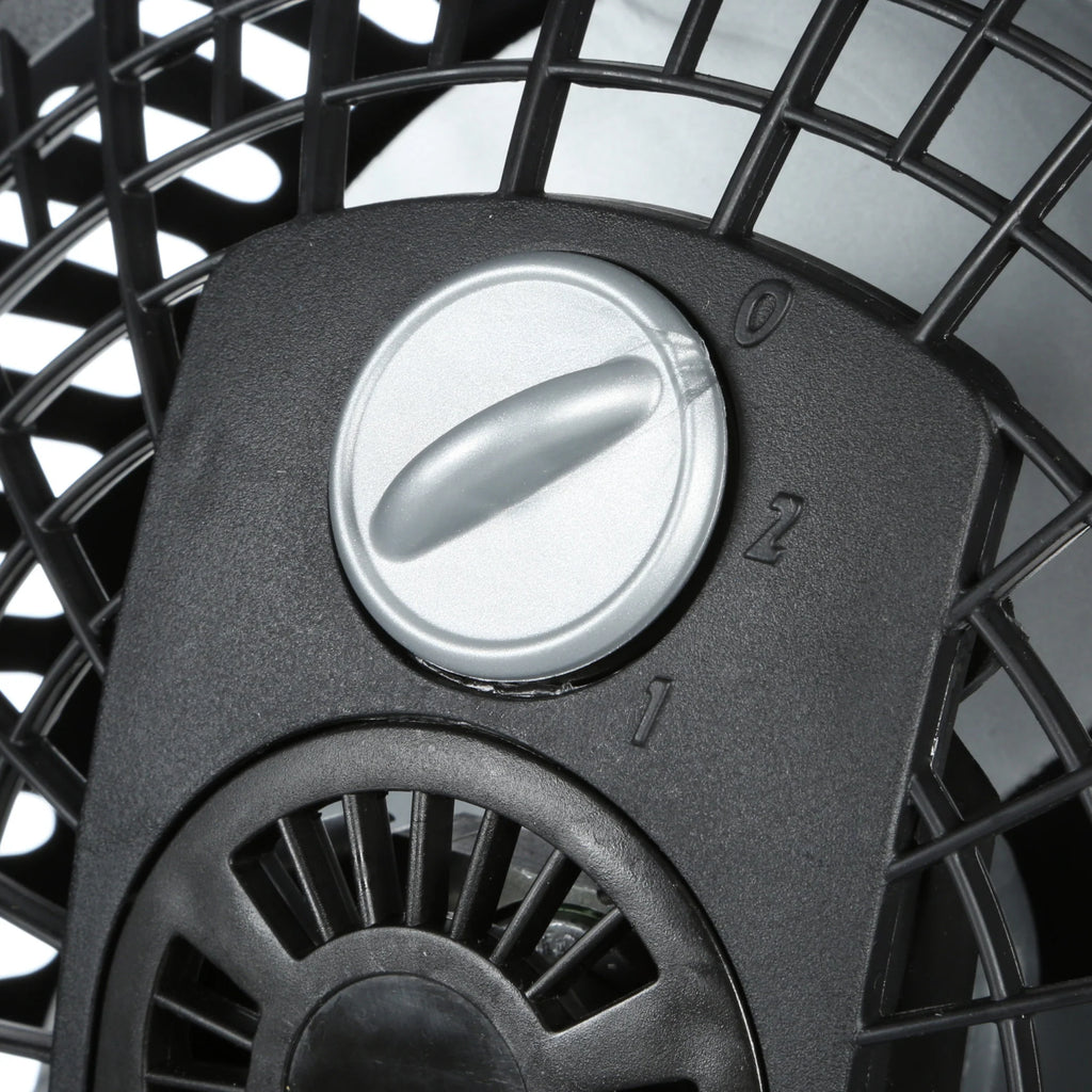 Lasko 507 Breeze Machine 10" Pivoting Floor & Table Fan — 2 Speeds, 360° Pivot, 30W, Black